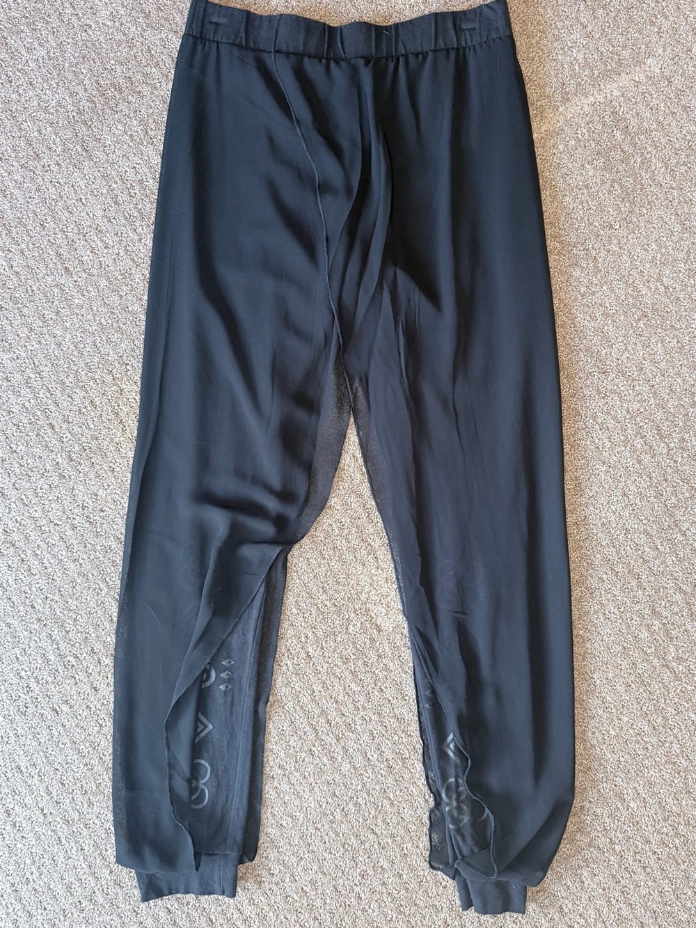 Desigual Black Harem-Style Jogger Leggings
